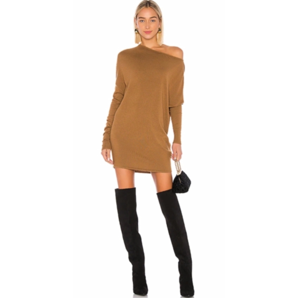 NBD Cortado Dress in Camel